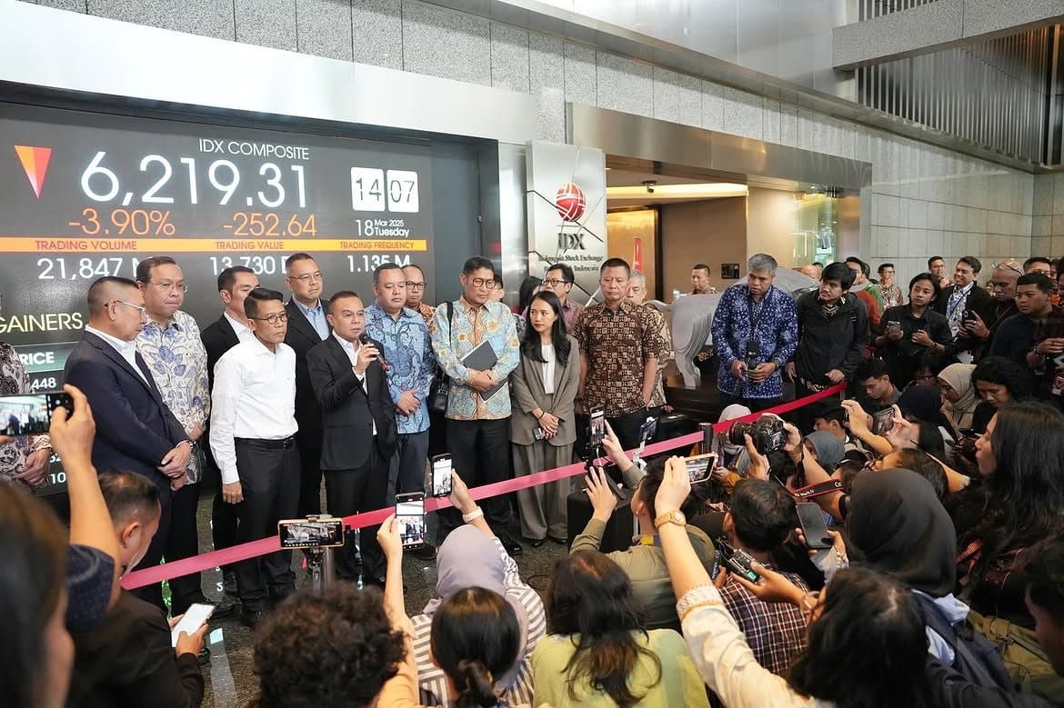 Inspeksi mendadak bersama Komisi XI DPR RI ke Bursa Efek Indonesia